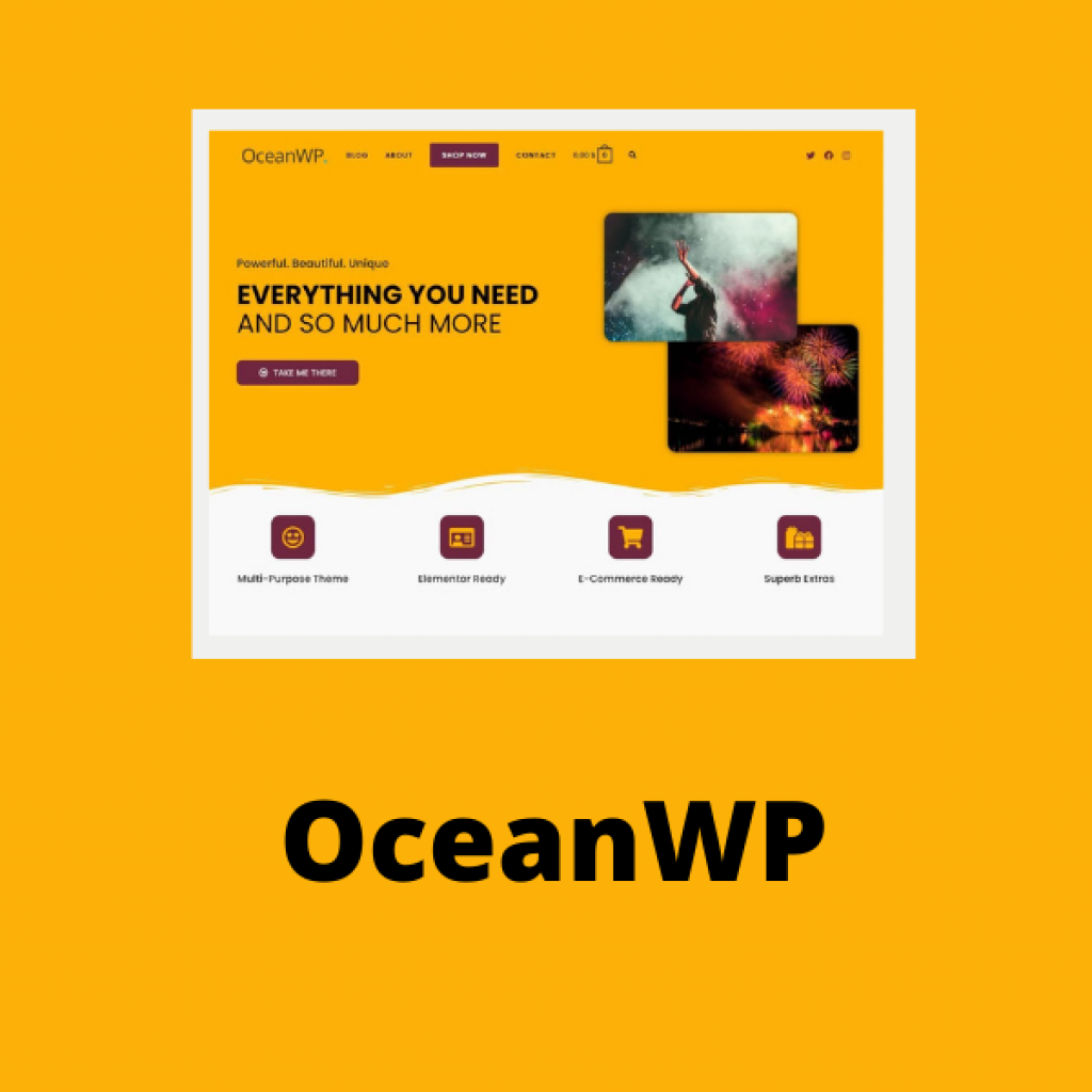 Oceanwp wordpress thema